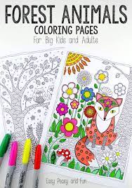 Download and print these forest printable coloring pages for free. Forest Animals Coloring Pages Easy Peasy And Fun