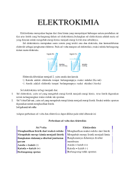 Elektrodaplat adalah elektroda dari bahan pelat logam (utuh atau berlubang) atau dari kawat kasa. Persamaan Sel Volta Dan Elektrolisis