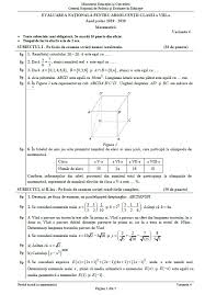 Subiectele și Baremul De Corectare La Matematică Evaluarea Națională 2020 Sesiunea Specială Update Sparknews Ro