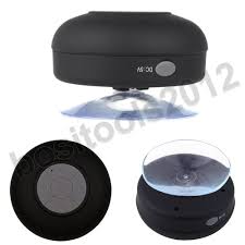 Wireless Bluetooth Handsfree Mic Suction Shower Waterproof Speaker Stereo Black Places To Visit Waterproof Speaker Iphone Ipad
