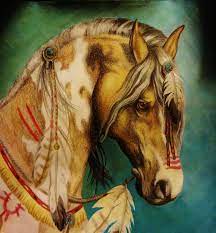 An Amazing Looking Painted Indian Pony By Midnyt Moonlight On Deviantart Native American Horses Native American Horse Tattoo Indian Horses