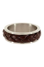 Hautelook Blackjack Men S Jewelry Braided Leather Ring Mens Jewelry Leather Ring Rings For Men