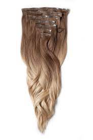 On the left with short to medium hair, this beautiful lady looks stunning already. Honey Spice Ombre Superior 22 Silk Seamless Clip In Human Hair Extensions 230g Foxy Locks