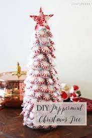 I tried making a platter with. How To Make A Diy Peppermint Candy Christmas Tree Candy Christmas Tree Peppermint Christmas Christmas Diy