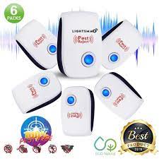 6pcs ultrasonic pest reject electronic repeller bug cockroach mouse killer. 6 Pks 2018 New Upgraded Lightsmax Ultrasonic Pest Repeller Electronic Plug In Pest Control Ultrasonic Best Repellent For Cockroach Rodents Flies Roaches Ants Mice Spiders Fleas Indoor Walmart Com Walmart Com