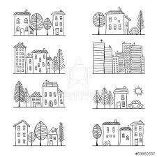 Black And White Simple Hand Drawn House Clipart Dollar Photo Club High Quality Royalty Free Stock Photos And Vectors House Doodle Sketch Book House Drawing