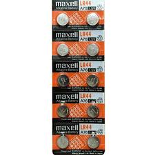 maxell lr44 a76 alkaline button battery 1 5v 20 pack free shipping