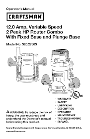 Fix number fix10198882 manufacturer part number 1609441765 fixes these symptoms no symptoms for this part $ 2.99. Craftsman 320 27683 Operator S Manual Manualzz