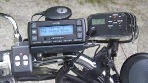This Is My Radio Setup A 250 Watt Motorcycle Stereo System With Fm Radio With My Satellite Radio To The Left A Motorcycle Stereo Stereo Systems Stereo System