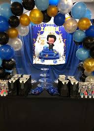 Black Boss Baby Baby Shower Decorations New African American Boss Boy Baby Party Decorations Royal Blue Black Boy Birthday Party Supplies Favors Digital Download Printable In 2020 Boys Birthday Party Supplies Baby Party Decorations Baby Party Themes