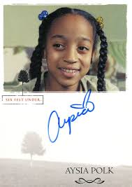 Six Feet Under Seasons 1 & 2 Aysia Polk as Taylor Charles Autograph Ca —  TvMovieCards.com