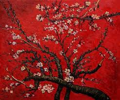 Maybe you would like to learn more about one of these? Branches Of An Almond Tree In Blossom Vincent Van Gogh Floral Wall Art Canvases Art Red Painting
