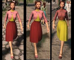 Now you can have it all!. 1950s Saints Row 4 Pleasantville Redhead Lady 3 Pieces Outfit At Fallout New Vegas Mods And Community