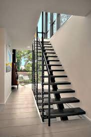 The choice of railing for your residential staircase affects everything from stair safety and they are often combined with glass panels for a spacious, modern style, though stainless steel rails copper rails lend rich warmth and color to interior or exterior stair railings. Metal Stairs Advantages Disadvantages Styles And Designs