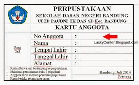 Format Kartu Perpustakaan Excel Ilmusosial Id
