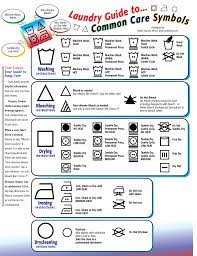 Laundry Guide To Common Care Symbols Laundry Symbols Laundry Care Symbols Care Symbol
