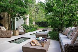 We Re Looking To This Lush Urban Oasis By Osada Design For Our Mondaymotivation A Cup Of Coffee Here Backyard Design Garden Seating Area Outdoor Landscaping