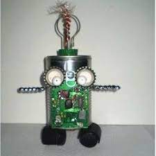 Home Tin Can Robots Recycled Tin Cans Recycled Robot