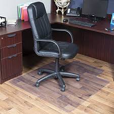 Ostepdecor Heavy Duty 3mm Thick 30 X 48 Pvc Chair Mat For Hard Floors Multi Purpose Rectangular With Lip Floor Protector For Office And Home Transparent Pvc Chair Chair