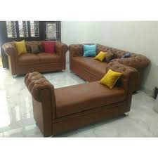 Maybe you would like to learn more about one of these? Modern Brown Designer Faux Leather Sofa Set Seating Capacity 6 Seater Back Style Cushion Back Id 21086378873