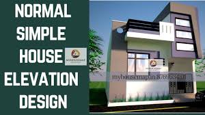 Simple front porch design is a part of 20+ best and beautiful tiny home front porch design for inspiration pictures gallery. Simple Normal House Front Elevation Design Front Design Of Small House Youtube