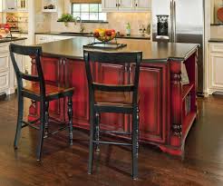 breathtaking red paint kitchen cabinets