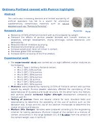 DOC) Ordinary Portland Cement with Pumice highlights | Abdelrahman Brakat -  Academia.edu