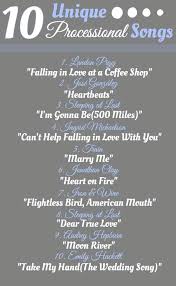 10 Unique Songs To Walk Down The Aisle To Unique Wedding Songs Wedding Ceremony Songs Wedding Ceremony Music
