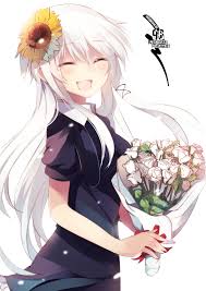 Sunflower Girl Render By Bbernkastel Anime Manga Anime Arte Anime