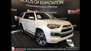 Learn more about price, engine type, mpg, and complete safety and warranty information. Used White 2016 Toyota 4runner Limited Walkaround Review Vegreville Alberta Youtube