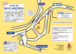 Non confondere con i segnali di direzione obbligatoria! Modifiche Alla Viabilita Comune Di Pontassieve