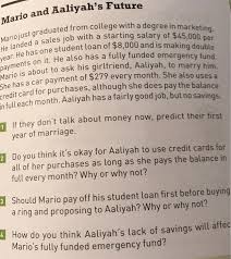 £21,000 to £23,000 per annum. Solved Mario And Aaliyah S Future Mario Just Graduated Fr Chegg Com