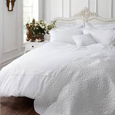 Black And White Duvet Cover Uk Catherine Lansfield Chantilly Ornate Lace Trim Duvet Quilt Cover Set White Duvet Cover Sets Home Single Duvet Cover