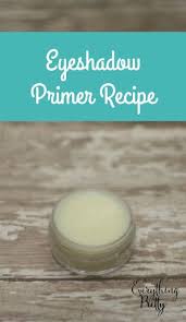Homemade Eyeshadow Primer 3 Easy Recipes Diy Eyeshadow Eyeshadow Primer Lip Balm Recipes