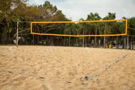 Site > sports > planning. Beach Volleyball Court With Lines Stock Photo Picture And Royalty Free Image Image 92105290