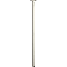 Pied De Table Carre Fixe Acier Brosse Gris 80 Cm Pieds De Table Table Carree Acier