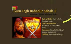 Dhan shri guru tegh bahadur sahib ji's shaheedi. Guru Tegh Bahadur Sahab Ji By Bakhtawar Khan On Prezi Next