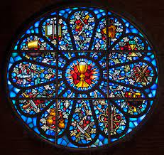 2 Rose Window Web Png 1440 1361 Stained Glass Rose Stained Glass Rose Window