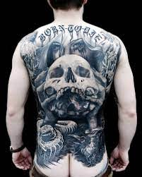 Born To Die Black And Grey Back Piece By Me Megan Jean Morris Painted Soul Tattoos Wallingford Ct Tattoos Megan Jean Morris Best Tattoo Ever