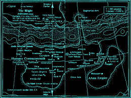 Map Of The Humanx Commonwealth Sci Fi Movies Map Sci Fi