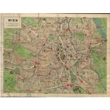 Wiener neustadt, gauturnfest, 1900, litho. Stadtplan Von Wien 1 17 000 1912 Landkartenarchiv De