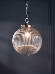 New smoked glass column pendant. Deco Round Fluted Pendant Ceiling Lights Modern Ceiling Light Lamp Shades Uk