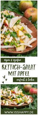 Einfacher Winterlicher Rettichsalat Mit Apfeln Und Sesam Rezept Rezepte Gesunde Vegane Rezepte Gesunde Rezepte