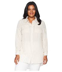 Kari Lyn Plus Size Zora Button Up Tunic Zappos Com