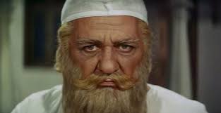 DK Sapru plays the very scary Hakim Sahib in Pakeezah (1971)
