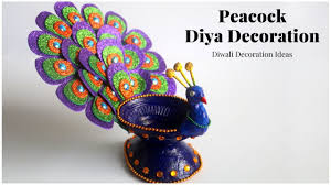 Peacock Diya Stand Diya Decoration Diwali Decoration Ideas Diy Home Decor Youtube Diy Diwali Decorations Diya Decoration Ideas Diwali Decorations