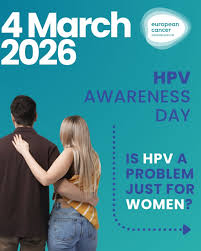 The human papillomavirus (HPV) is still often discussed as 'just a women's health issue'. Not true. ❌ HPV can cause cancers in anyone. In men, it's linked to cancers of the head