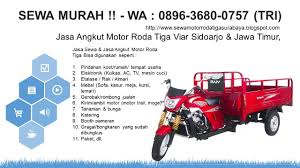 A motor roda tiga offers you not only a comfortable and fast ride but also a safe way to carry your cargo. Sewa Murah Wa 0896 3680 0757 Tri Sewa Motor Roda Tiga Viar Sidoarjo Jawa Timur Mesin Cuci Kaisar Etalase