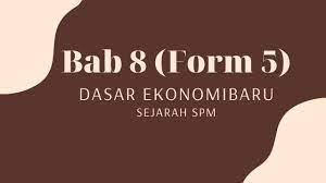 Sejarah ekonomi ekonomi indonesia di bangun dari cerita sejarah ekonomi yang panjang, dari mulai masa pemerintahan orde lama di mana negara indonesia masih baru mulai melangkah menata kehidupan dan ekonomi sampai di masa orde baru dan era reformasi. Tingkatan 5 Bab 8 Dasar Ekonomi Baru Deb Soalan Spm Youtube