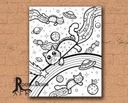Taco coloring page taco coloring pages images of crayola coloring pages for kids. Kawaii Or Die Instant Download Coloring Page Taco Cats From